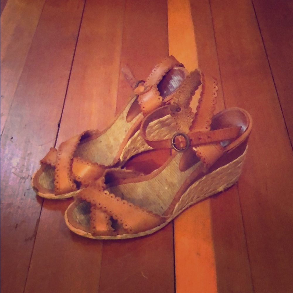 Espadrilles from Anthropology. Warm tan/honey.